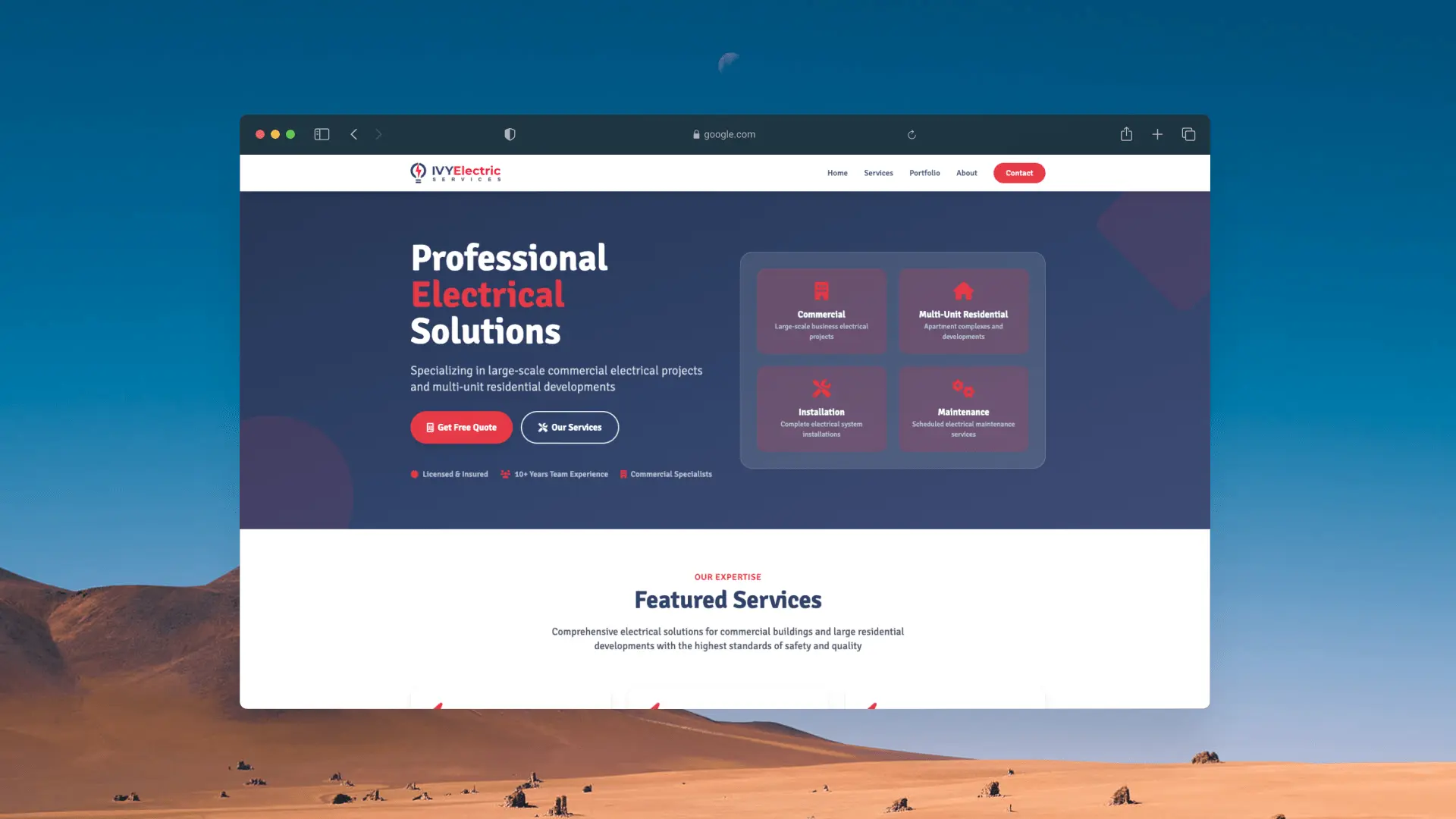Business Website