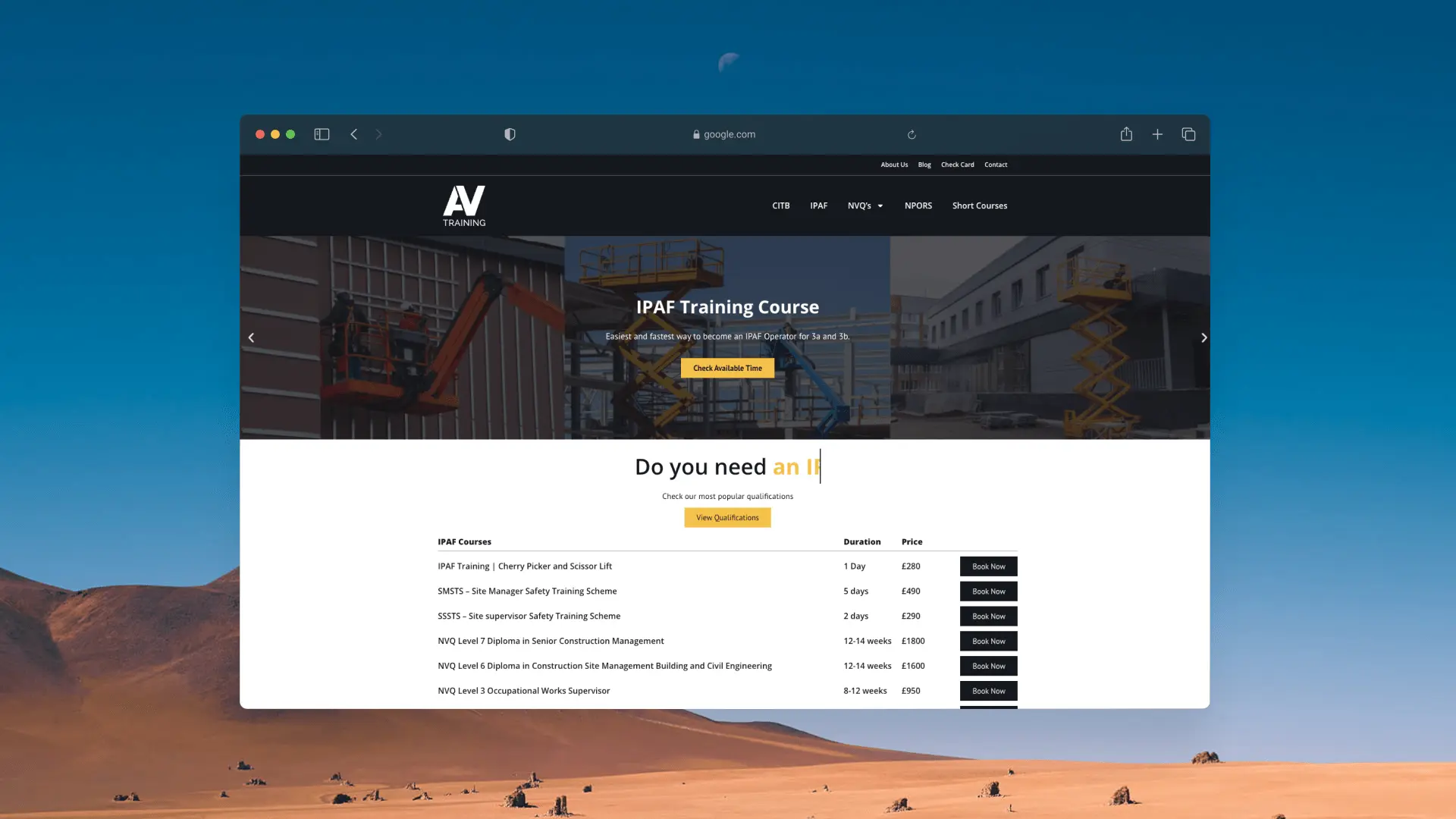 Business Website