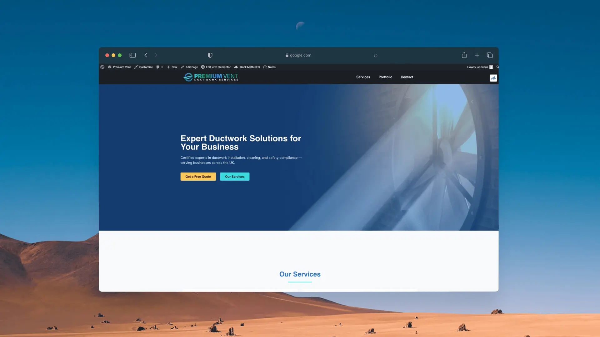 Business Website