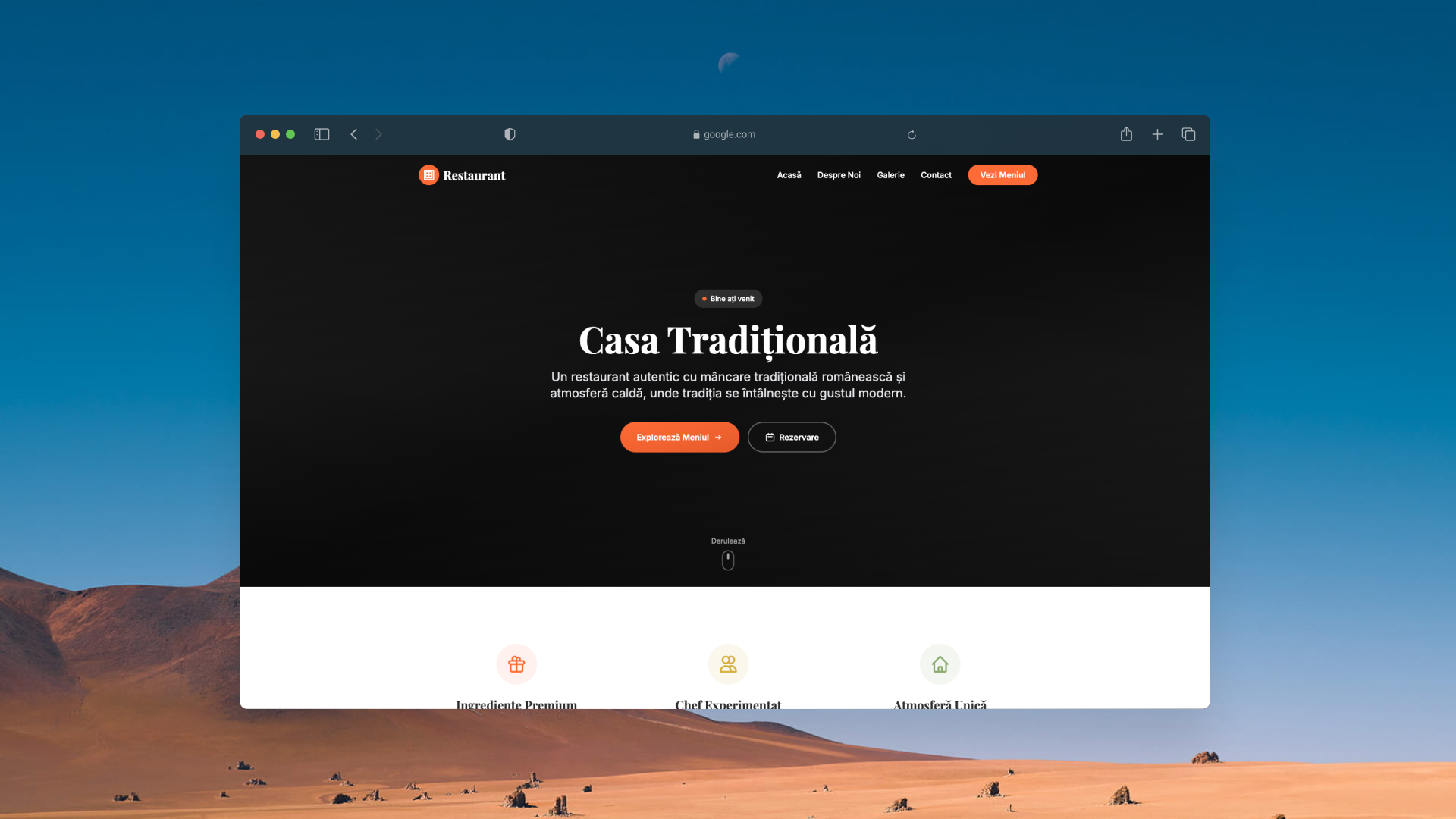 Restaurant Website